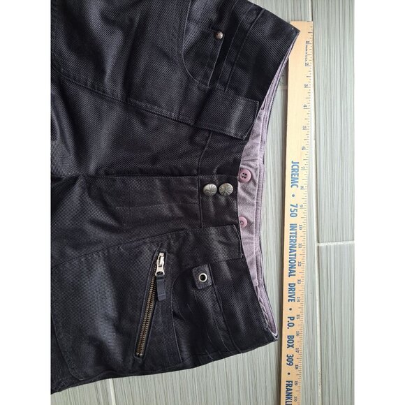 Burton Women's Medium Black Cargo Ski Snowboard Pants Waterproof Adjustable - Picture 9 of 11